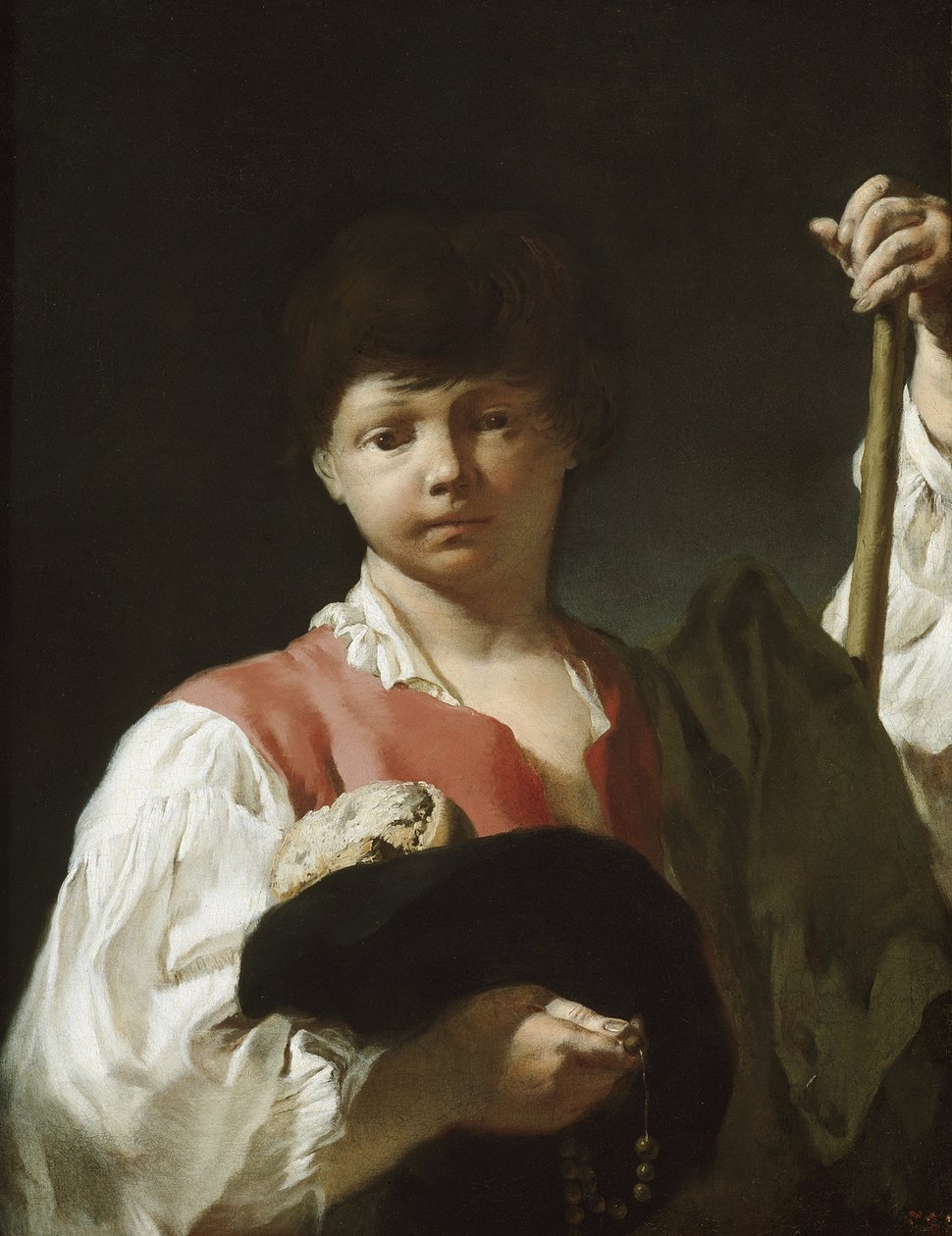 A koldusfiú, avagy az ifjú zarándok, 1738-39 alkotó: Giovanni Battista Piazzetta