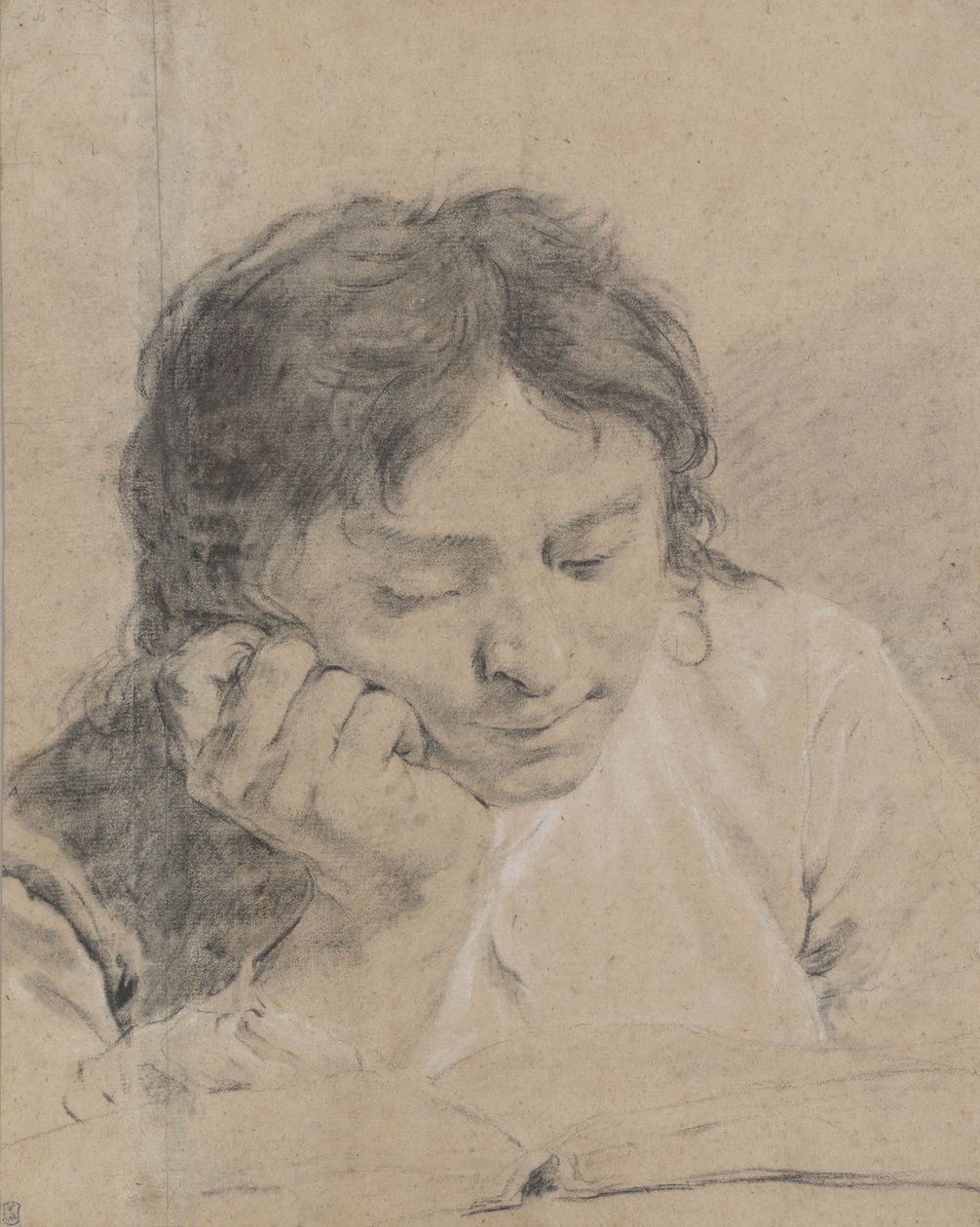 Könyvet olvasó kisfiú alkotó: Giovanni Battista Piazzetta