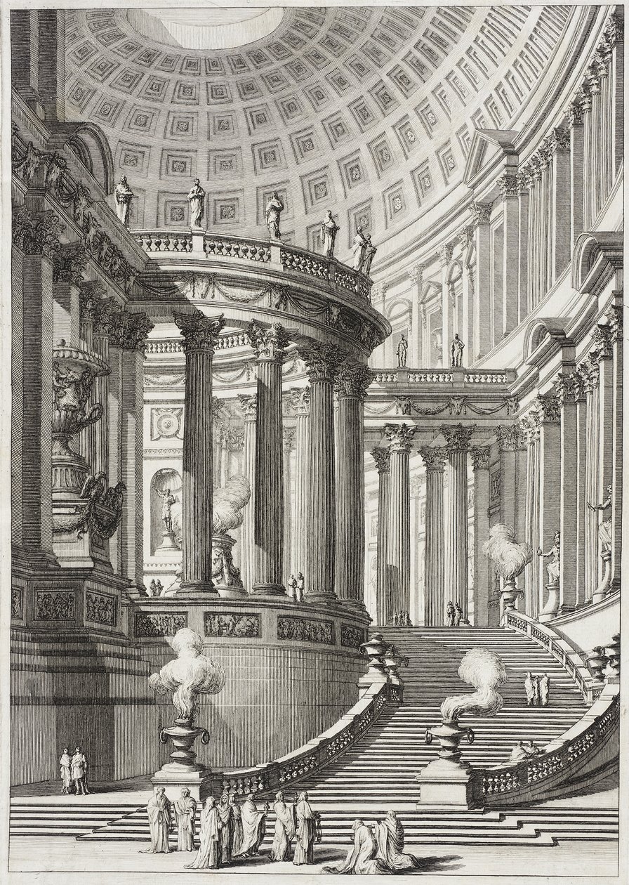 Ókori templom alkotó: Giovanni Battista Piranesi