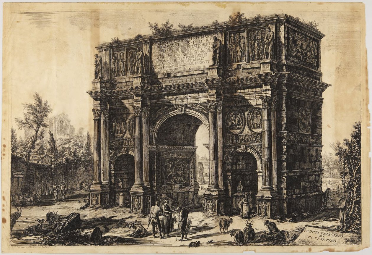 Constantinus diadalíve alkotó: Giovanni Battista Piranesi