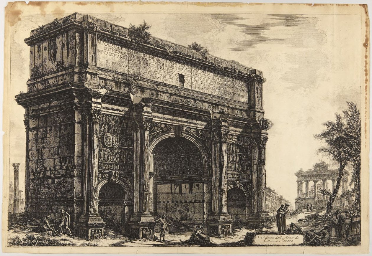 Septimius Severus diadalíve alkotó: Giovanni Battista Piranesi