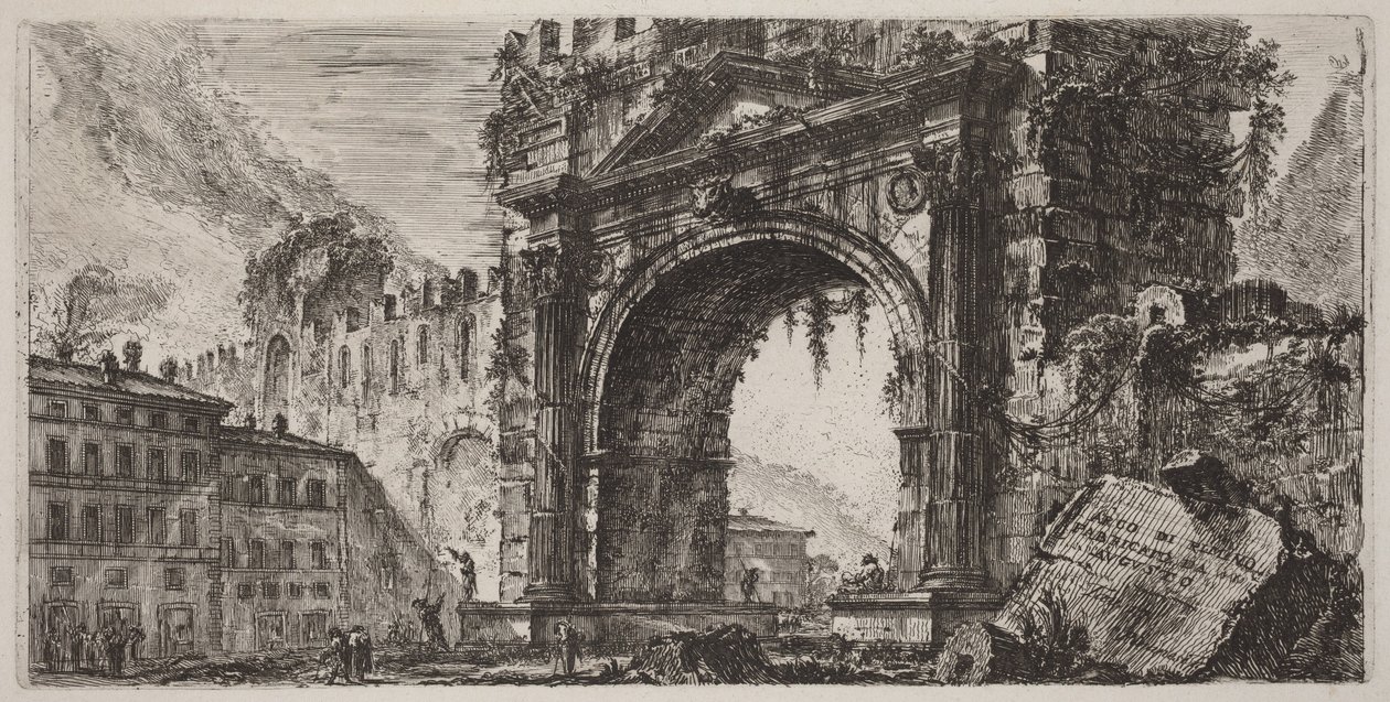 Augustus diadalíve Riminiben alkotó: Giovanni Battista Piranesi