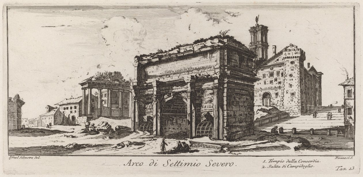 Septimius Severus boltíve alkotó: Giovanni Battista Piranesi