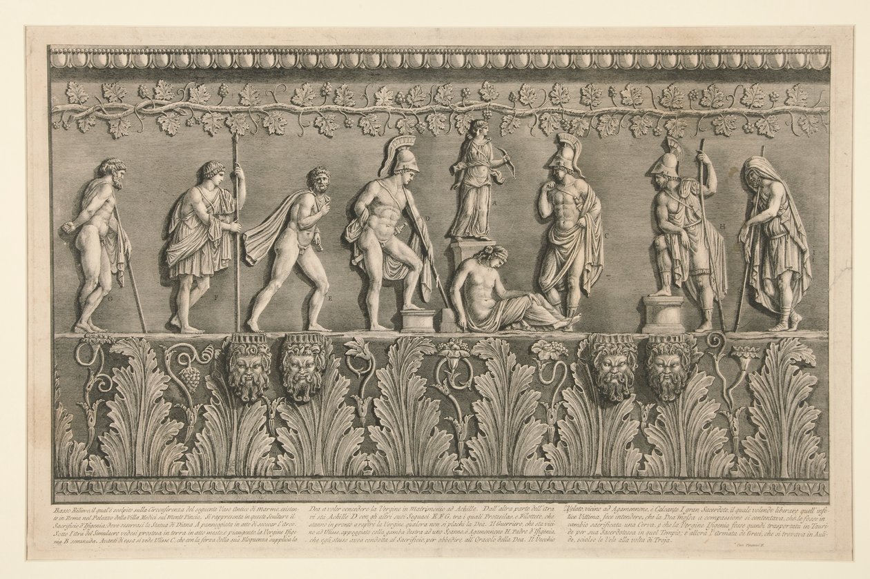 Low Relief, amely alkotó: Giovanni Battista Piranesi