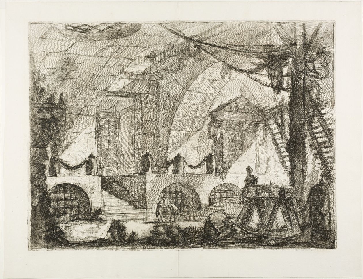 Az eunuch megkeresztelése alkotó: Giovanni Battista Piranesi