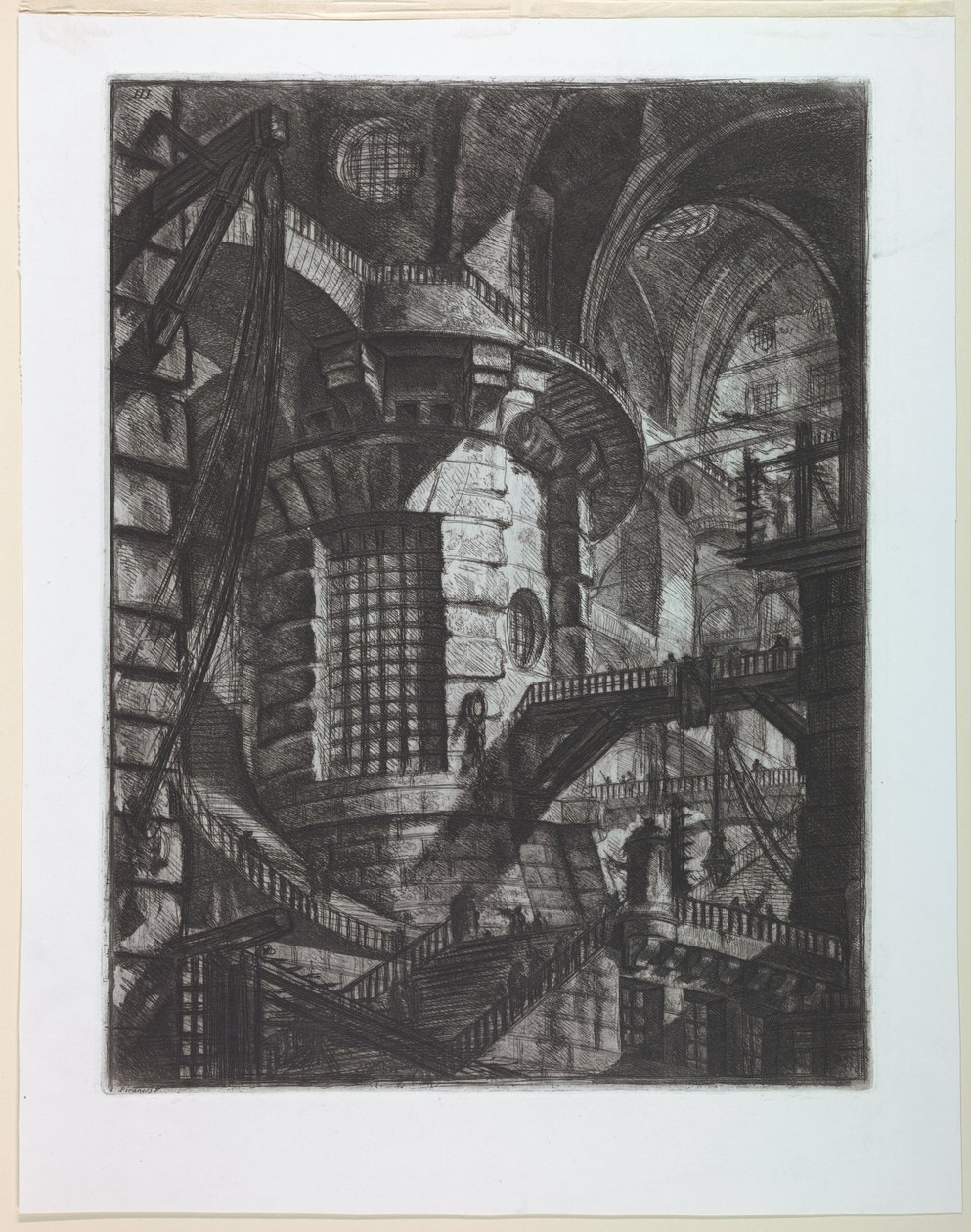 Börtön-sorozat, III. tábla alkotó: Giovanni Battista Piranesi