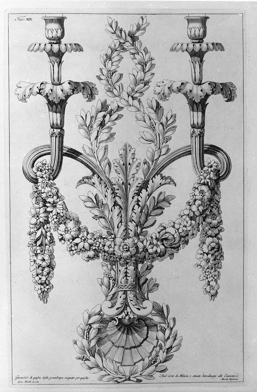 Dekorációk. Giovanni Piranesi (piranese) rajza (1720-1778). alkotó: Giovanni Battista Piranesi