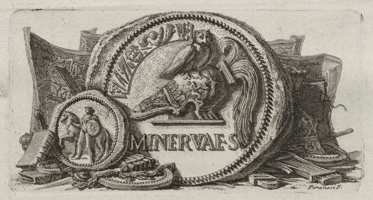 Della Magnificenza Bound with Osservazioni, Parere és Della introduzione (A megfigyelésekkel megkötött rómaiak pompájáról és építészetéről alkotó: Giovanni Battista Piranesi