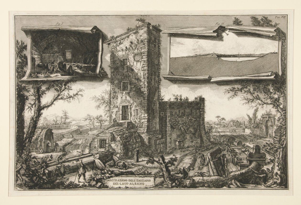 Tüntetései a alkotó: Giovanni Battista Piranesi