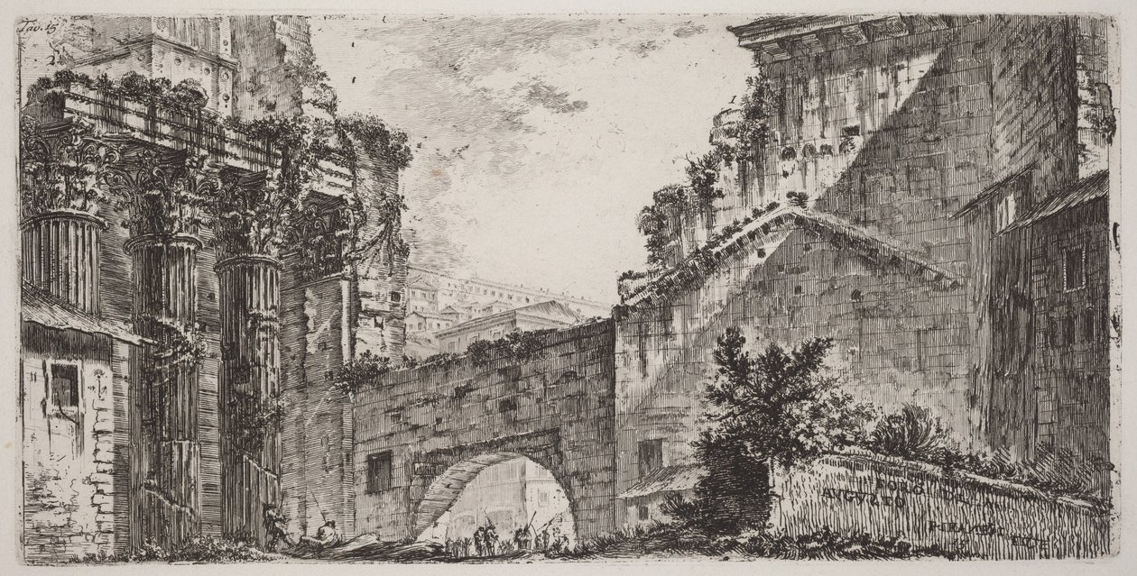 Augustus fóruma alkotó: Giovanni Battista Piranesi