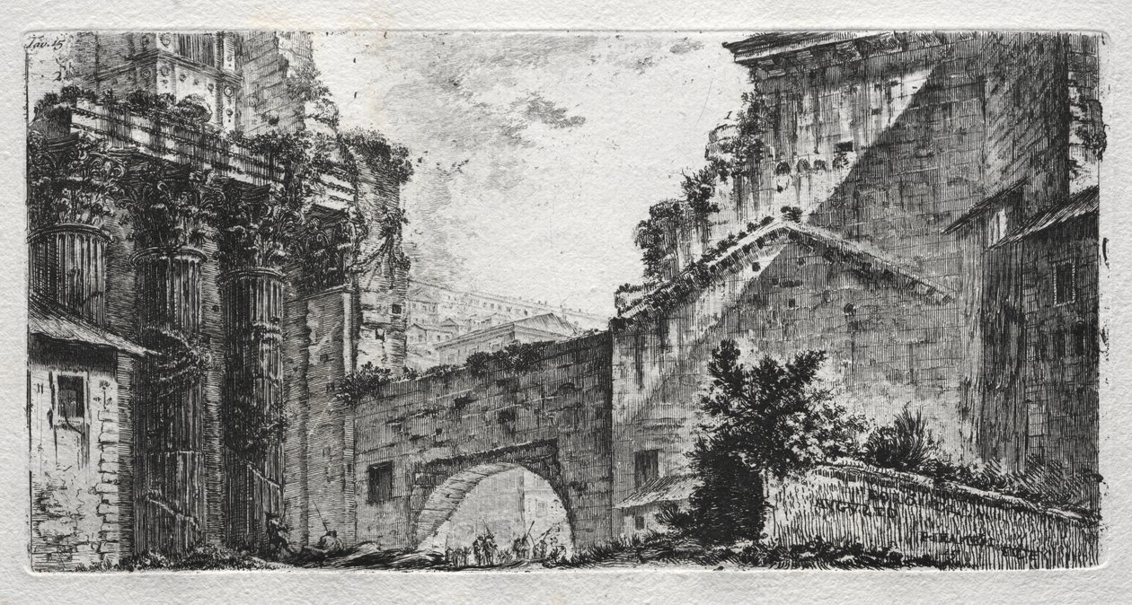 Augustus fóruma alkotó: Giovanni Battista Piranesi