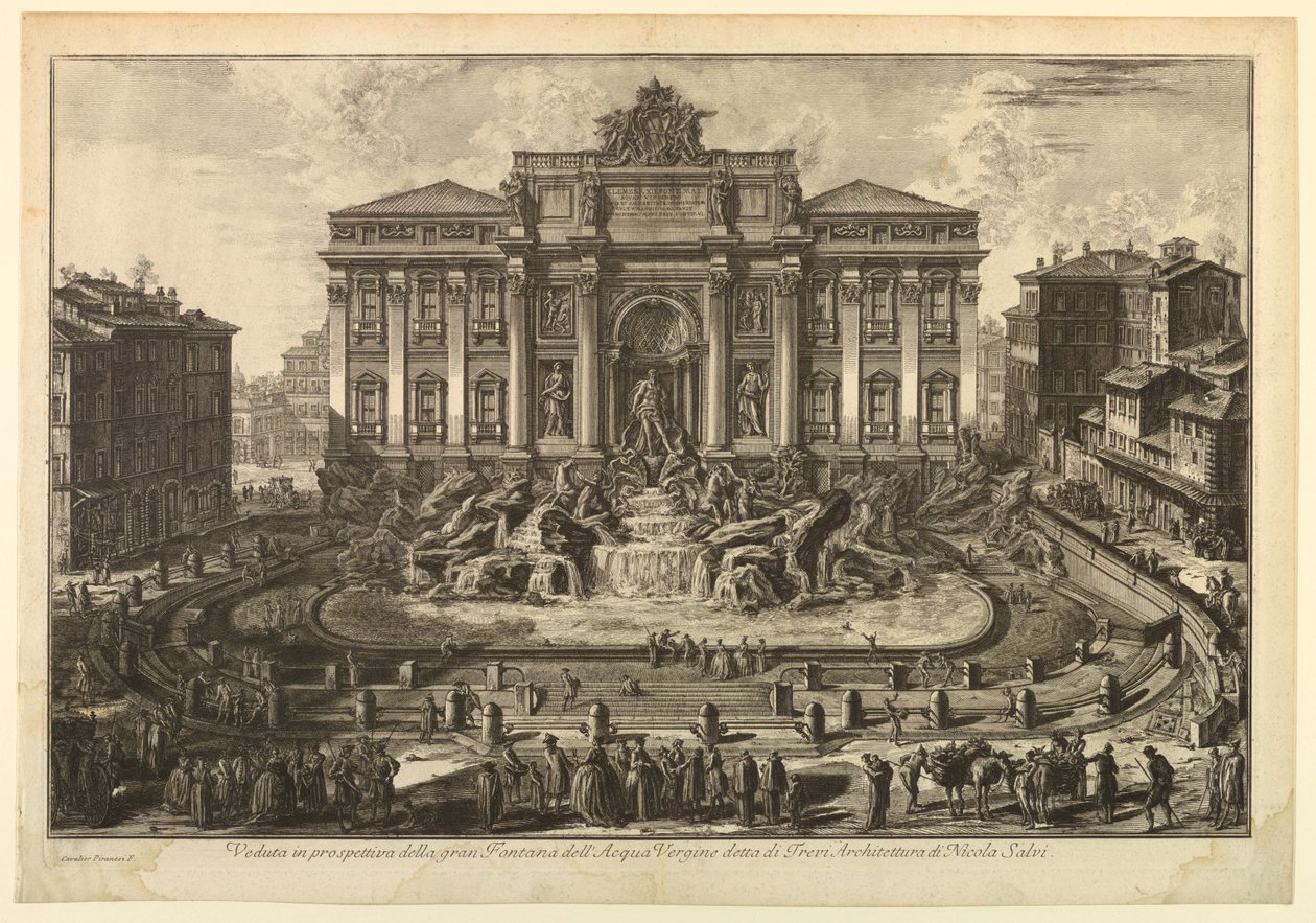 Trevi-kút alkotó: Giovanni Battista Piranesi