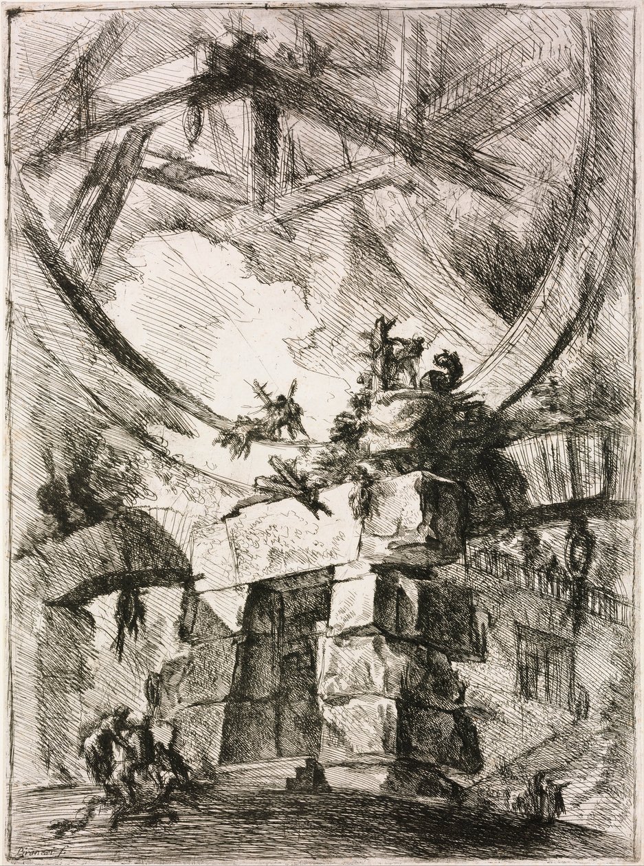 A képzeletbeli börtönök Le Carceri dInvenzione sorozatból alkotó: Giovanni Battista Piranesi