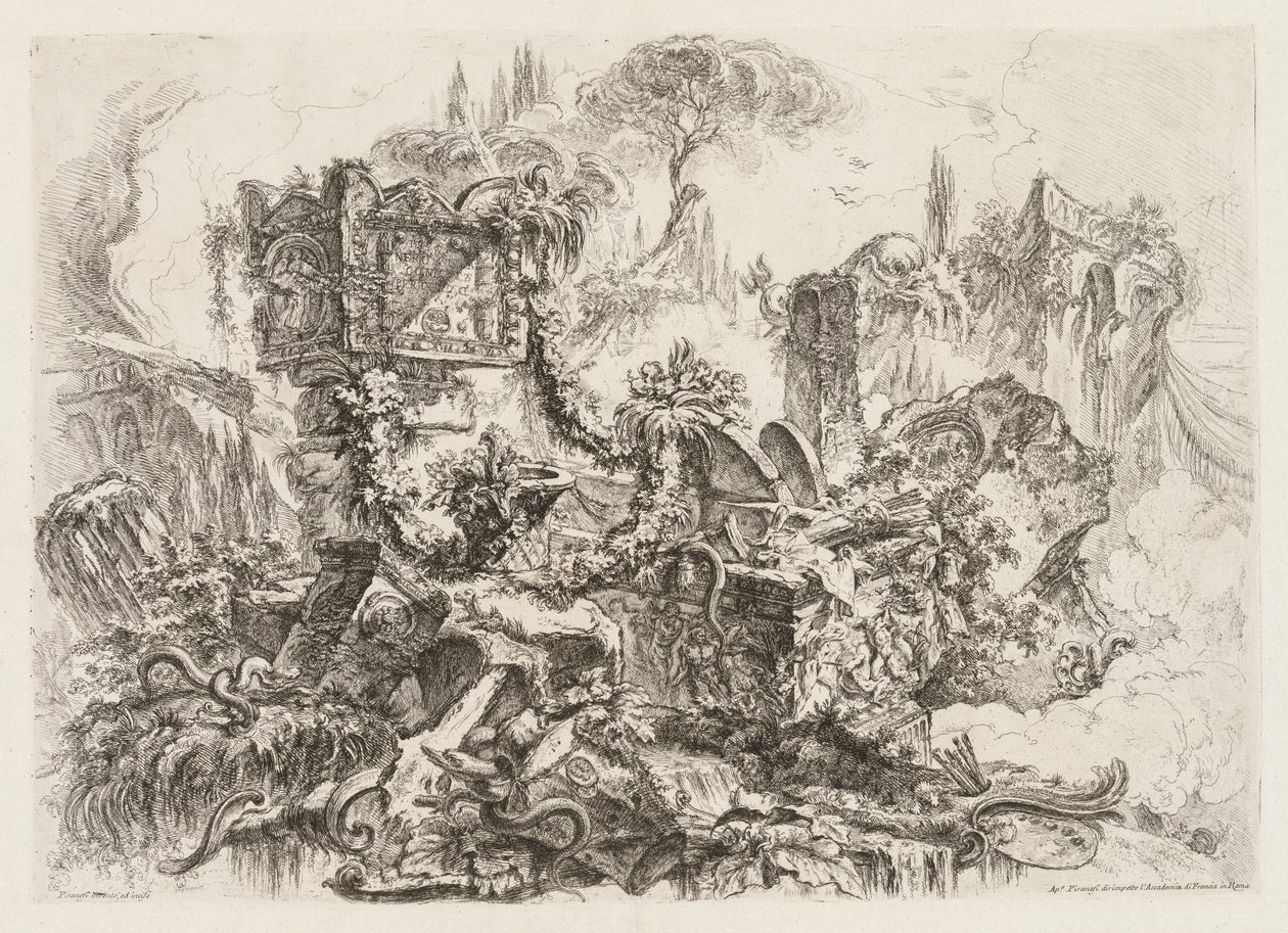 Groteschi: Romok kígyókkal alkotó: Giovanni Battista Piranesi