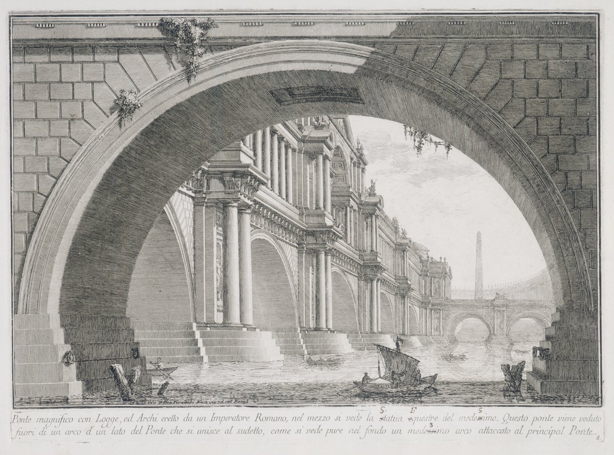 Csarnok korinthoszi rendben alkotó: Giovanni Battista Piranesi