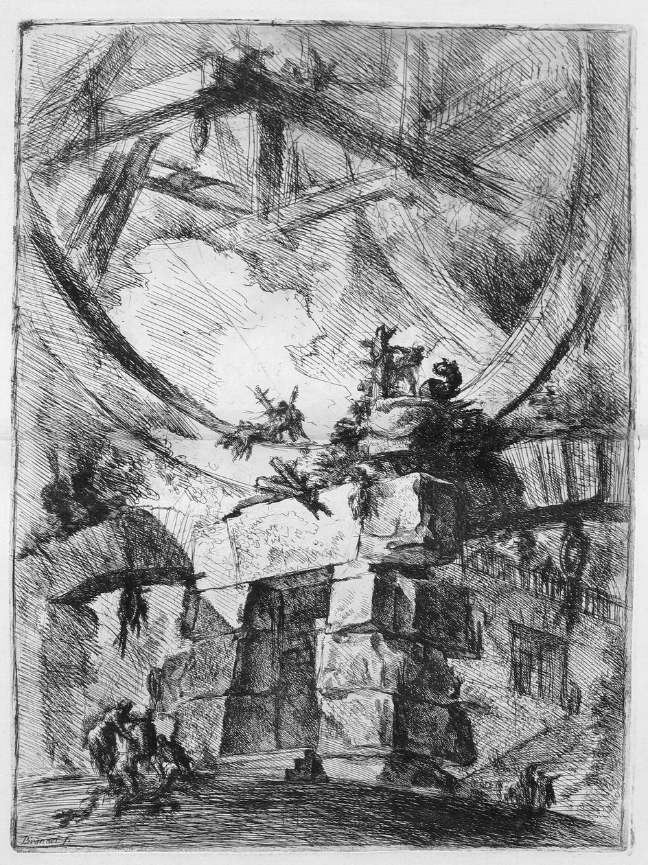 A találmányok börtönei, IX. lemez: Az óriáskerék alkotó: Giovanni Battista Piranesi