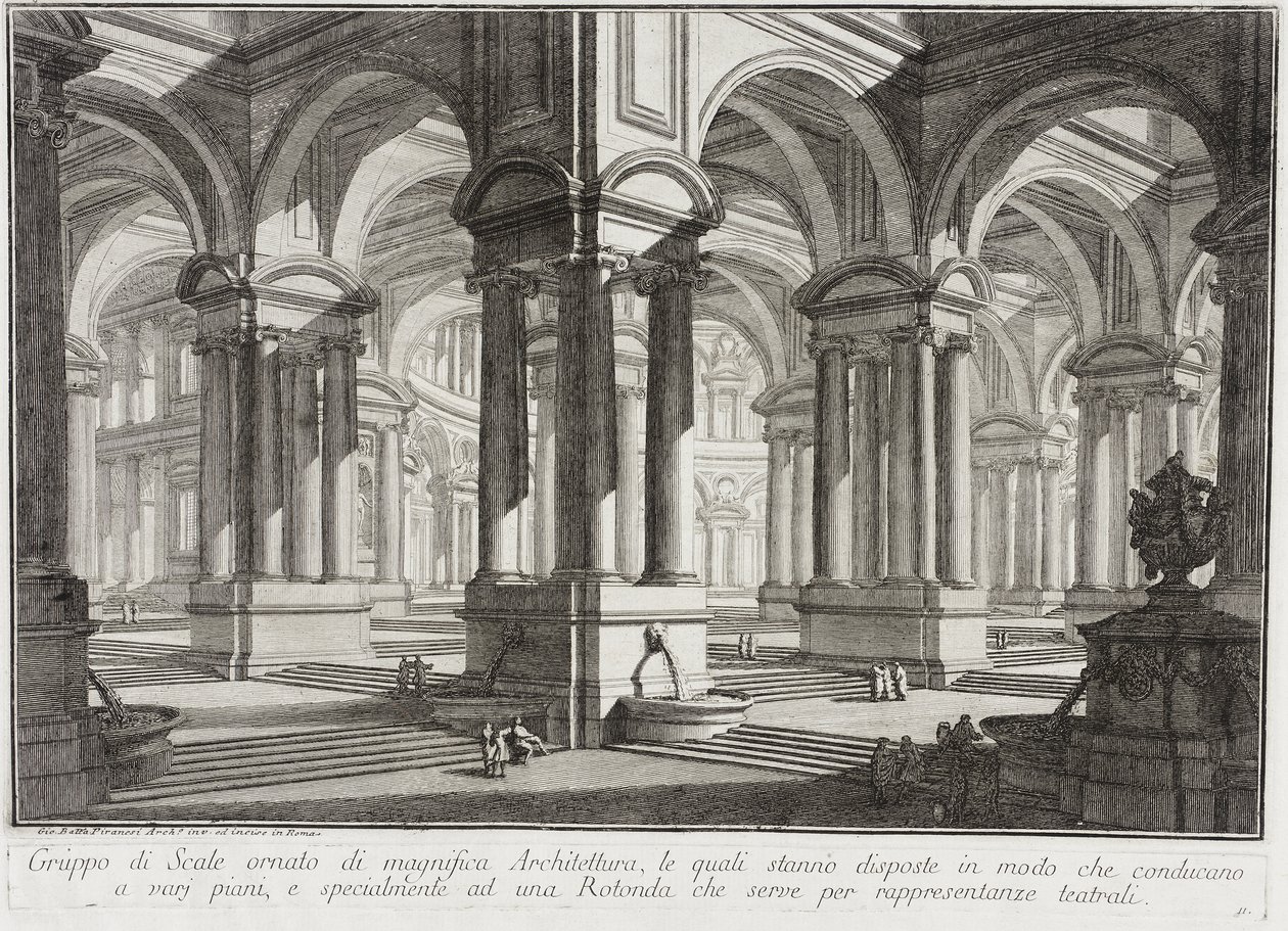 Csodálatos építészeti tér alkotó: Giovanni Battista Piranesi