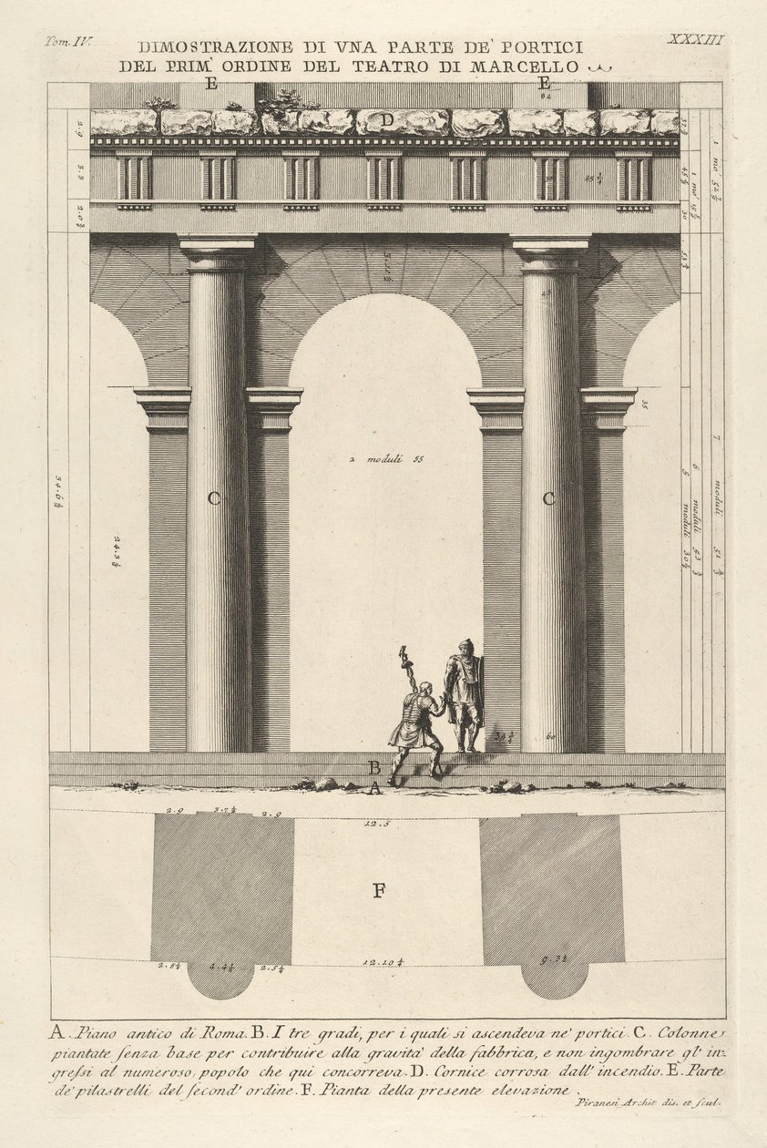 Az 1756-os Marcellus Dimostr... alkotó: Giovanni Battista Piranesi