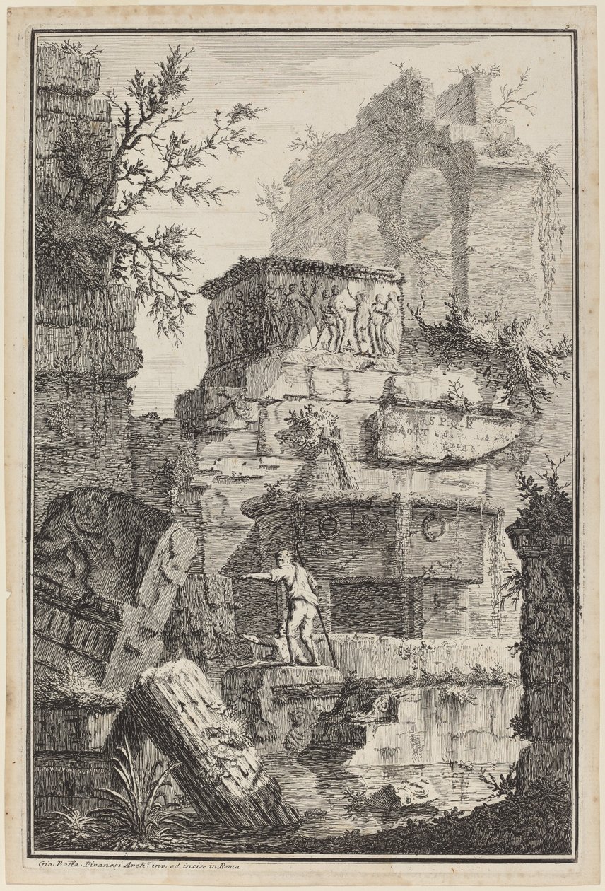 Ősi épületek romjai alkotó: Giovanni Battista Piranesi