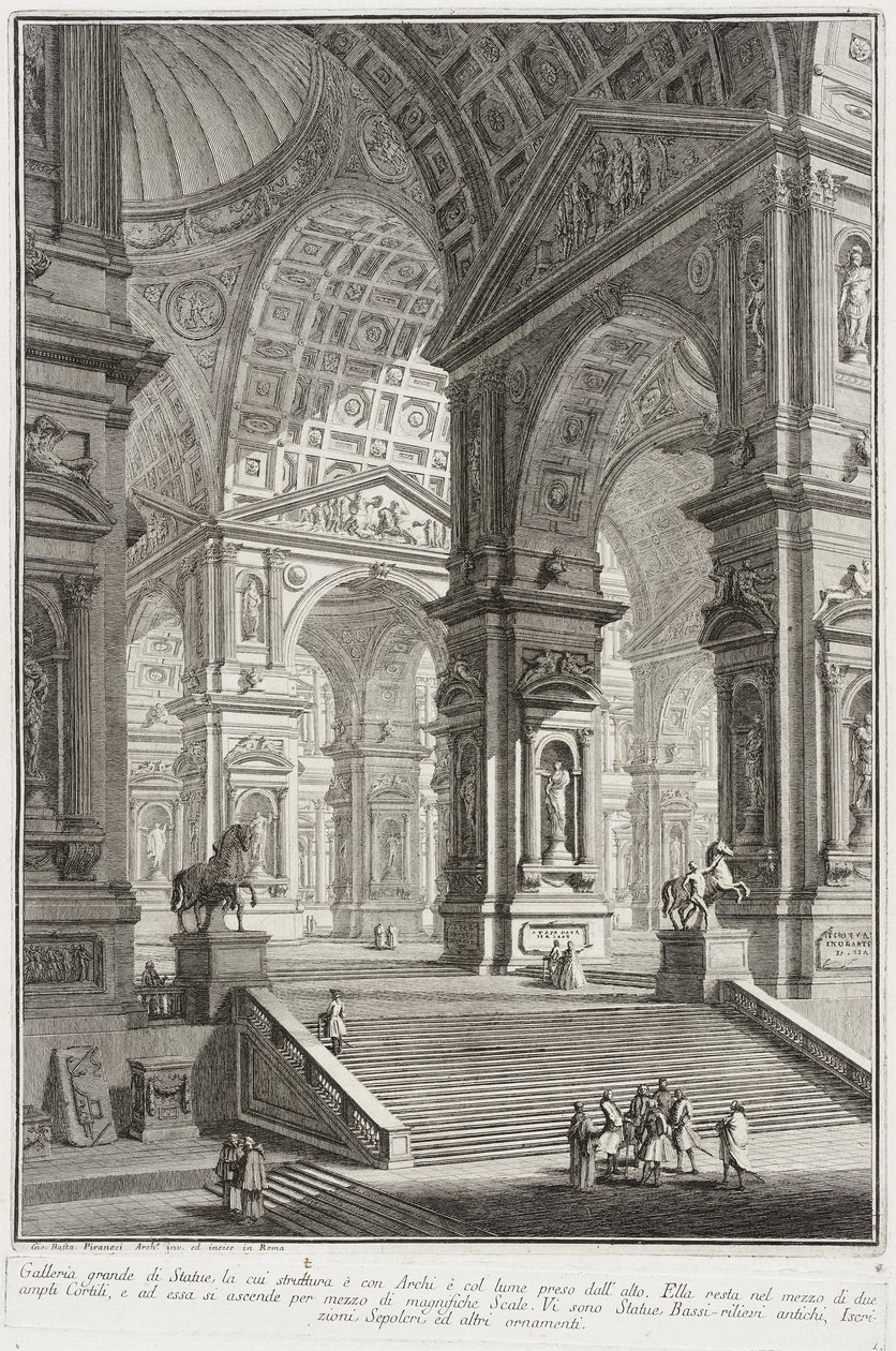 Szoborgaléria alkotó: Giovanni Battista Piranesi