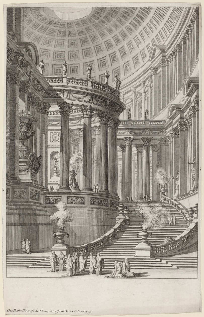 Ősi templom alkotó: Giovanni Battista Piranesi