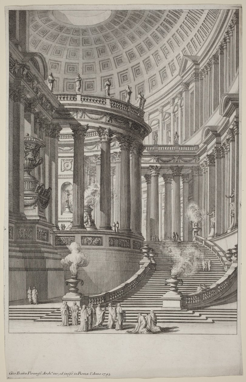 Ókori templom alkotó: Giovanni Battista Piranesi