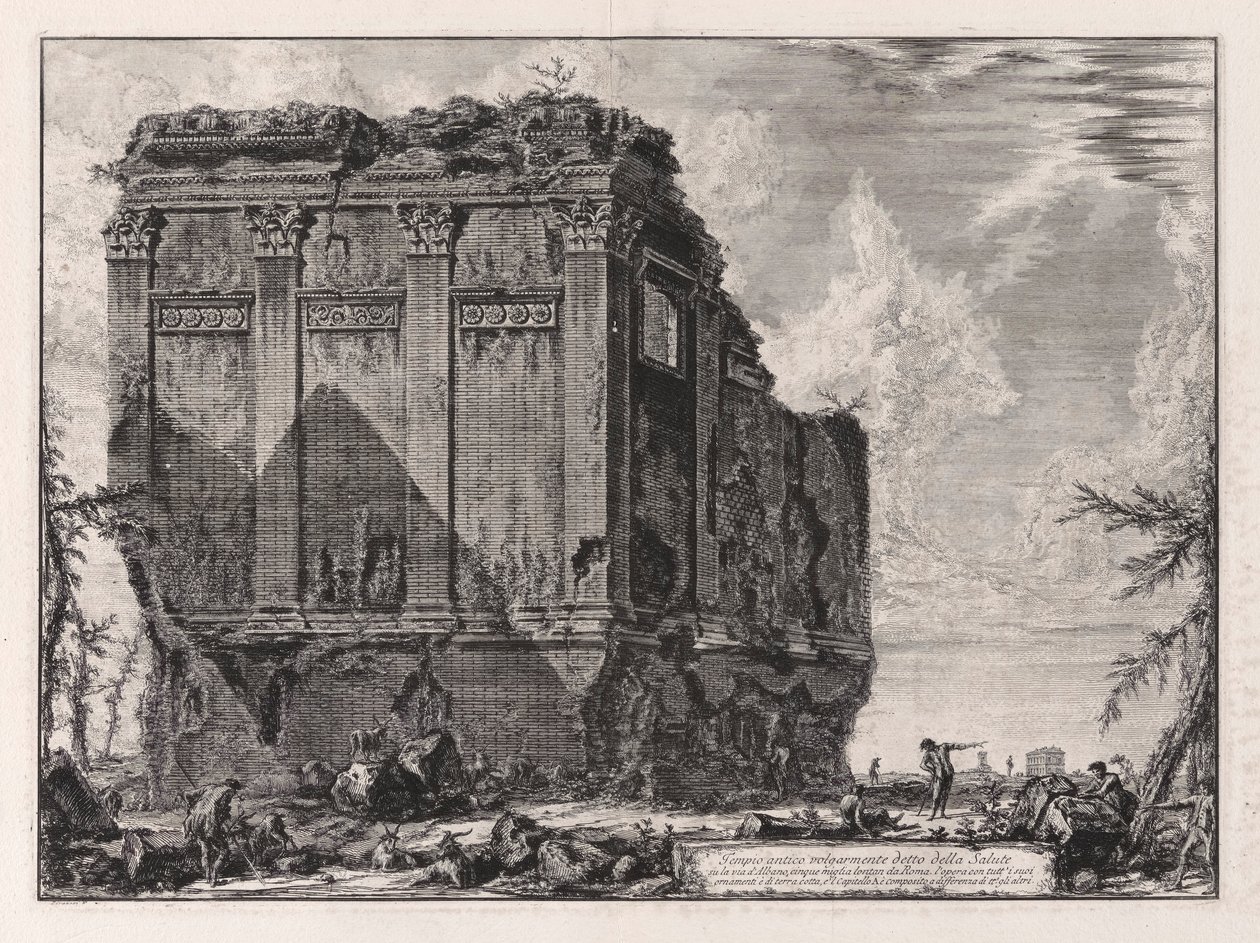 Ősi templom, közismerten della Salute a Via d alkotó: Giovanni Battista Piranesi