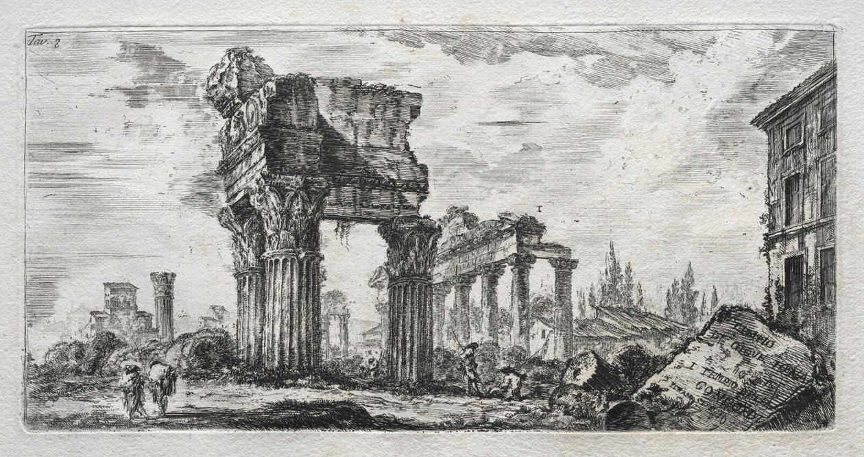 Jupiter Thunder temploma. alkotó: Giovanni Battista Piranesi