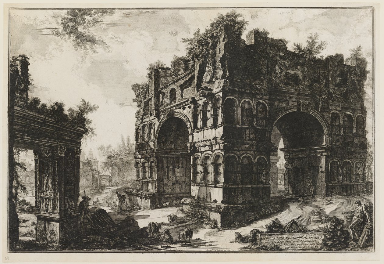 Janus temploma alkotó: Giovanni Battista Piranesi