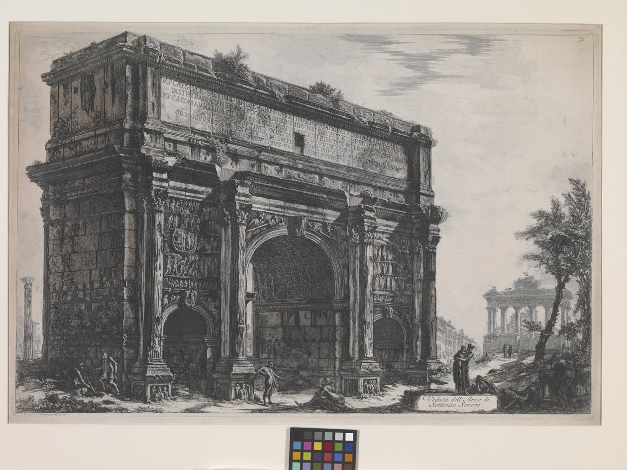 Septimus Perselus íve (rézkarc) alkotó: Giovanni Battista Piranesi