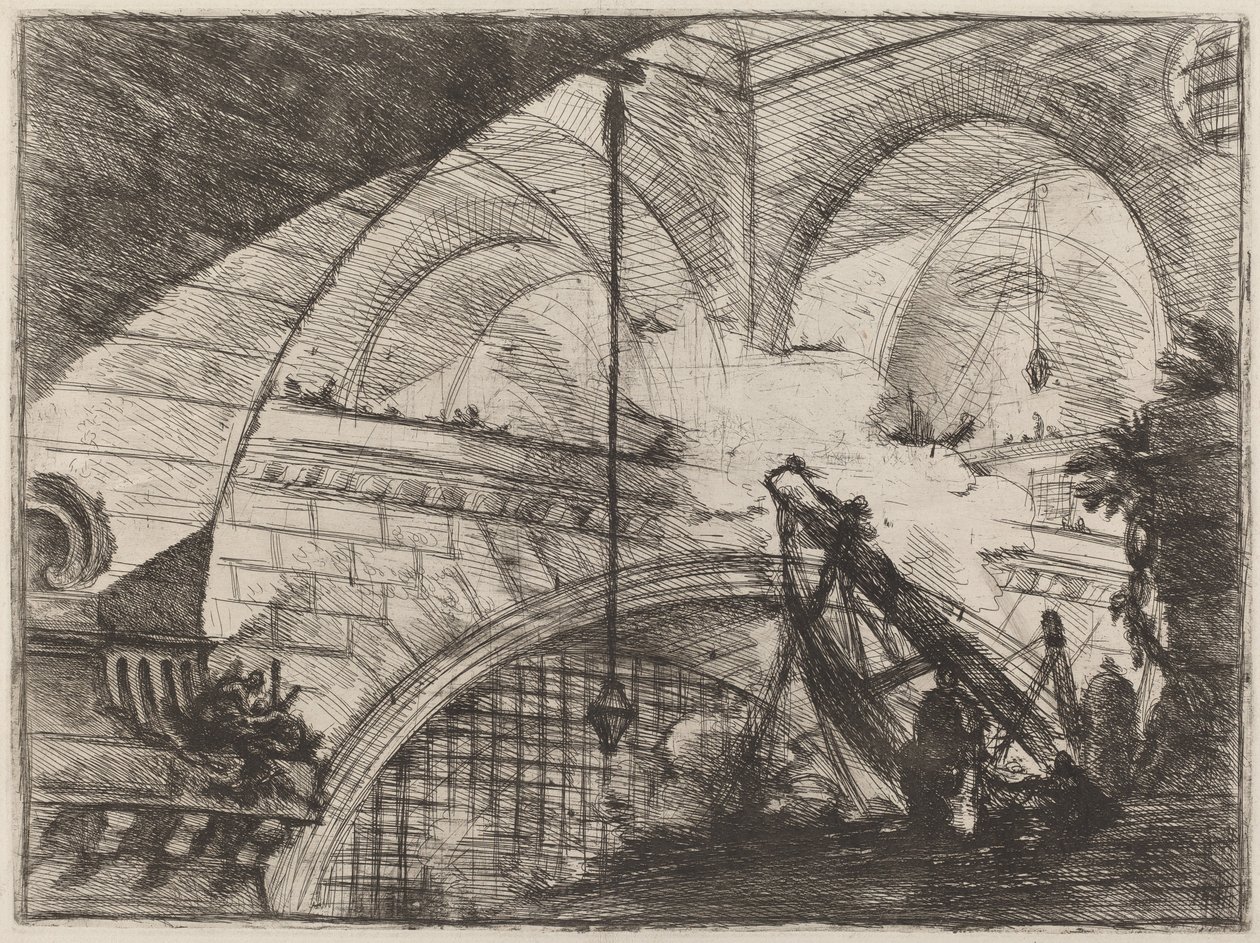 Az ív kagylódísszel alkotó: Giovanni Battista Piranesi