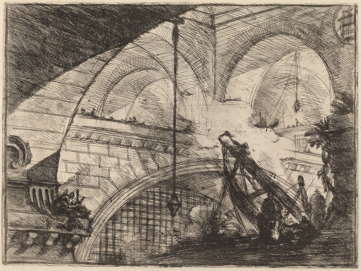 Az ív kagylódísszel alkotó: Giovanni Battista Piranesi