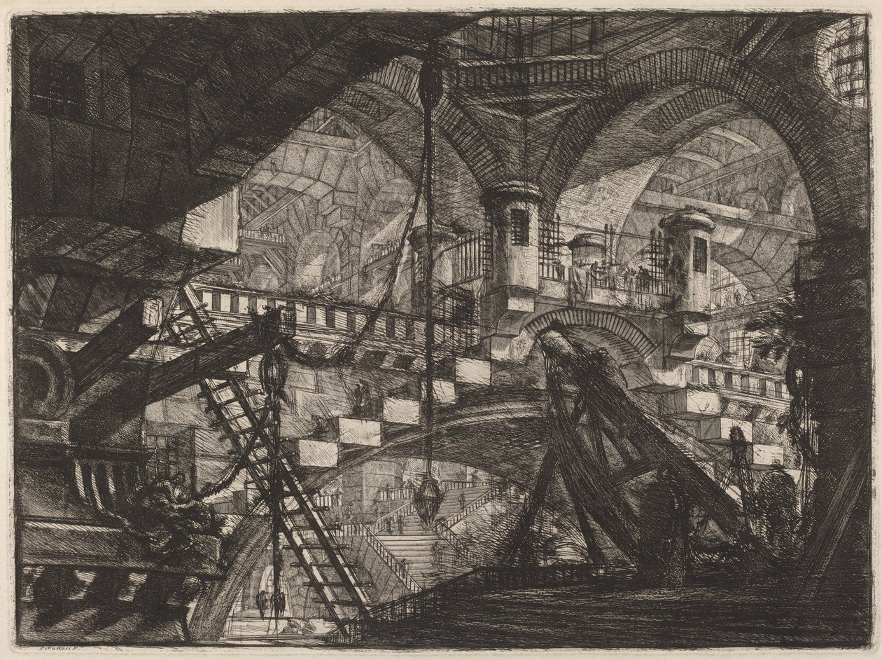 Az ív kagylódísszel alkotó: Giovanni Battista Piranesi