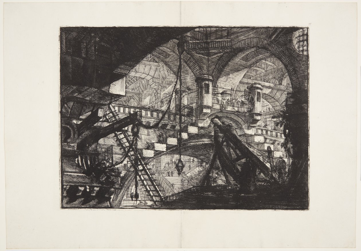 Az ív kagylódísszel alkotó: Giovanni Battista Piranesi