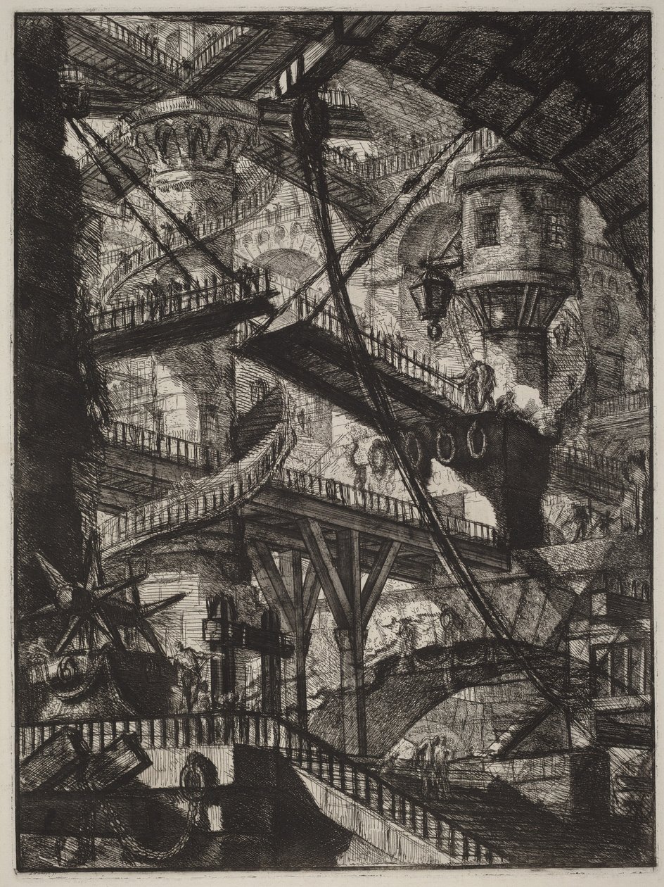 A felhúzható híd alkotó: Giovanni Battista Piranesi