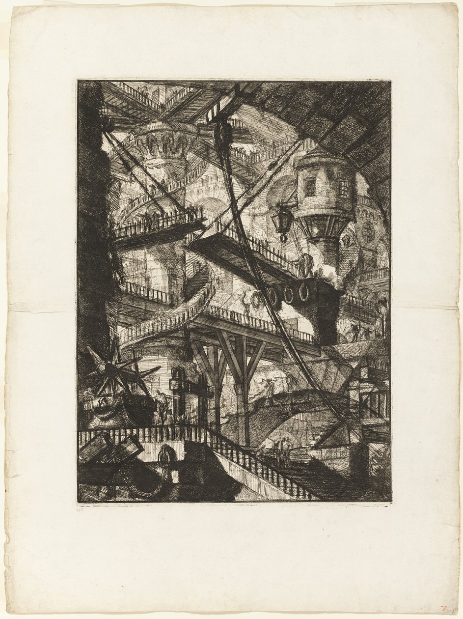 The Drawbridge, 7. lemez a Képzeletbeli börtönökből alkotó: Giovanni Battista Piranesi