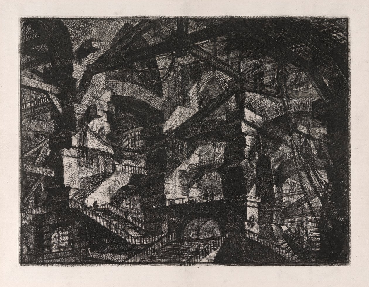 A gótikus ív, 14. tábla Carceri d alkotó: Giovanni Battista Piranesi