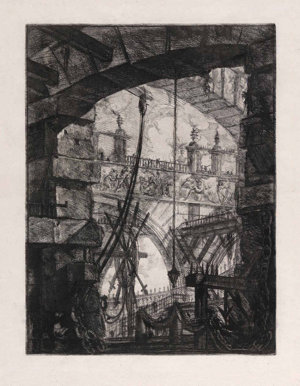 A Grand Piazza, 4. tábla Carceri d alkotó: Giovanni Battista Piranesi