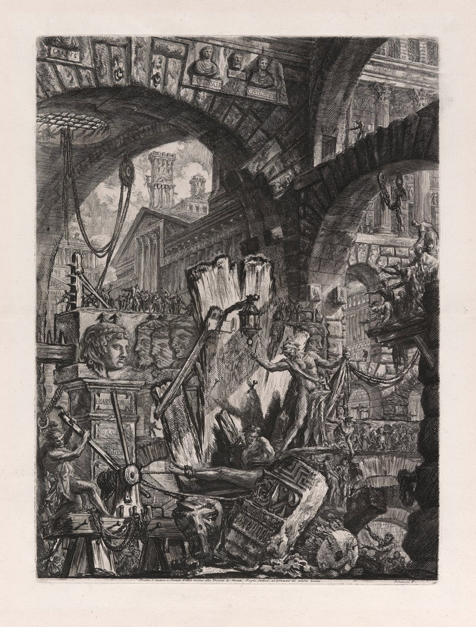 The Man on the Rack, 2. lemez, Carceri d alkotó: Giovanni Battista Piranesi