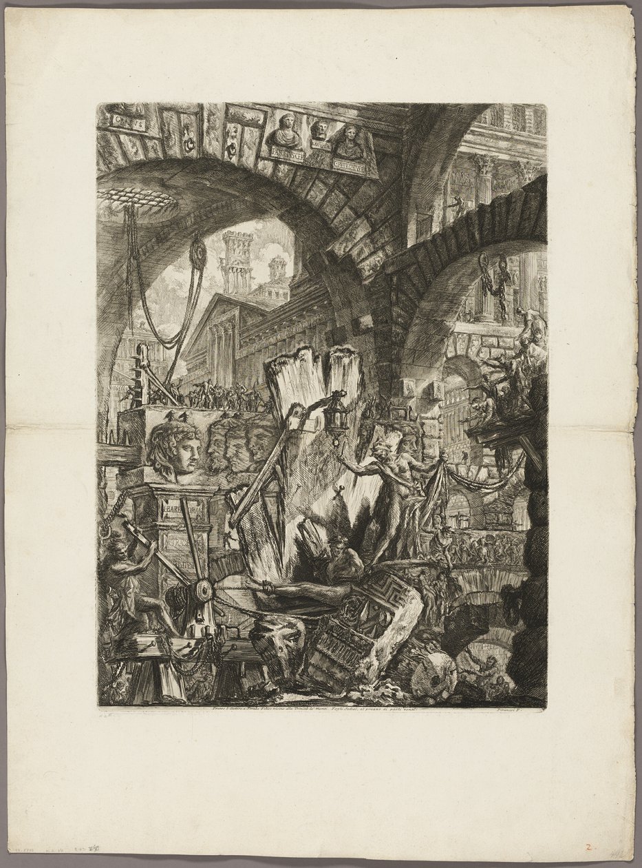 The Man on the Rack, 2. lemez a képzeletbeli börtönökből alkotó: Giovanni Battista Piranesi