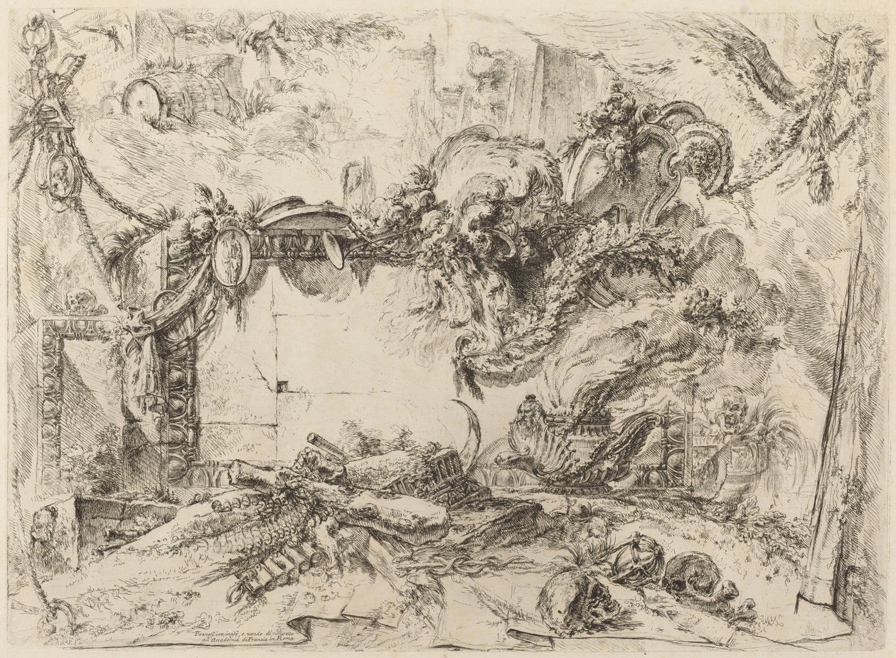A monumentális tábla alkotó: Giovanni Battista Piranesi