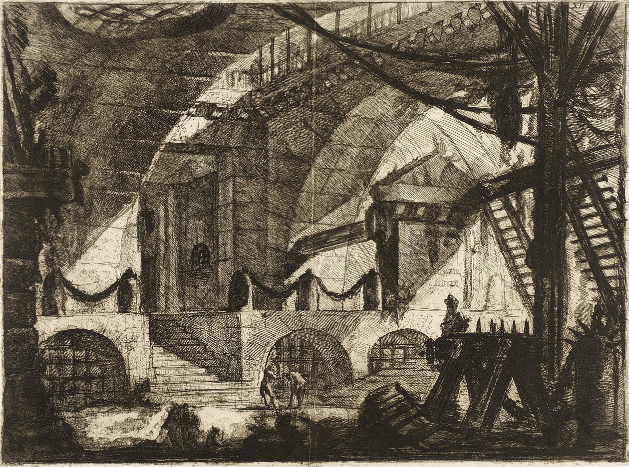 A fűrészbak alkotó: Giovanni Battista Piranesi
