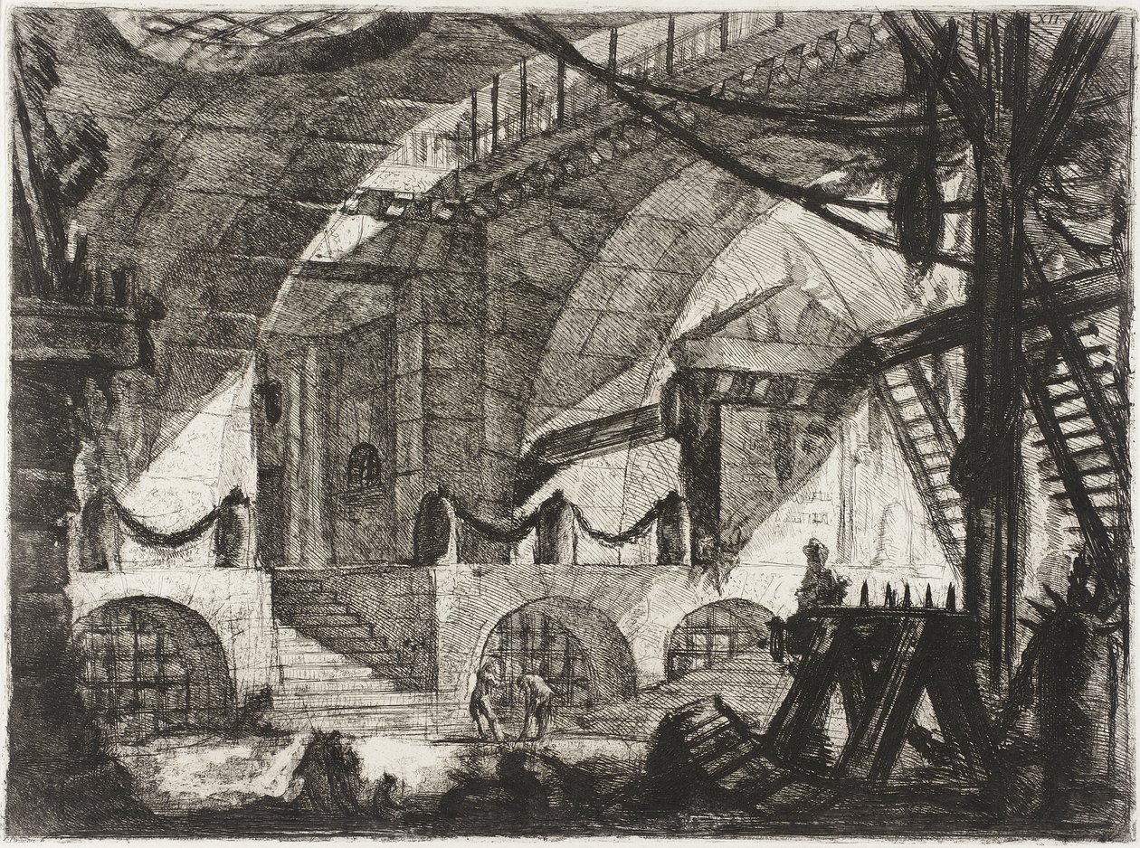 A fűrészbak alkotó: Giovanni Battista Piranesi