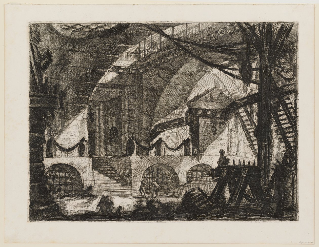 Fűrészbak alkotó: Giovanni Battista Piranesi