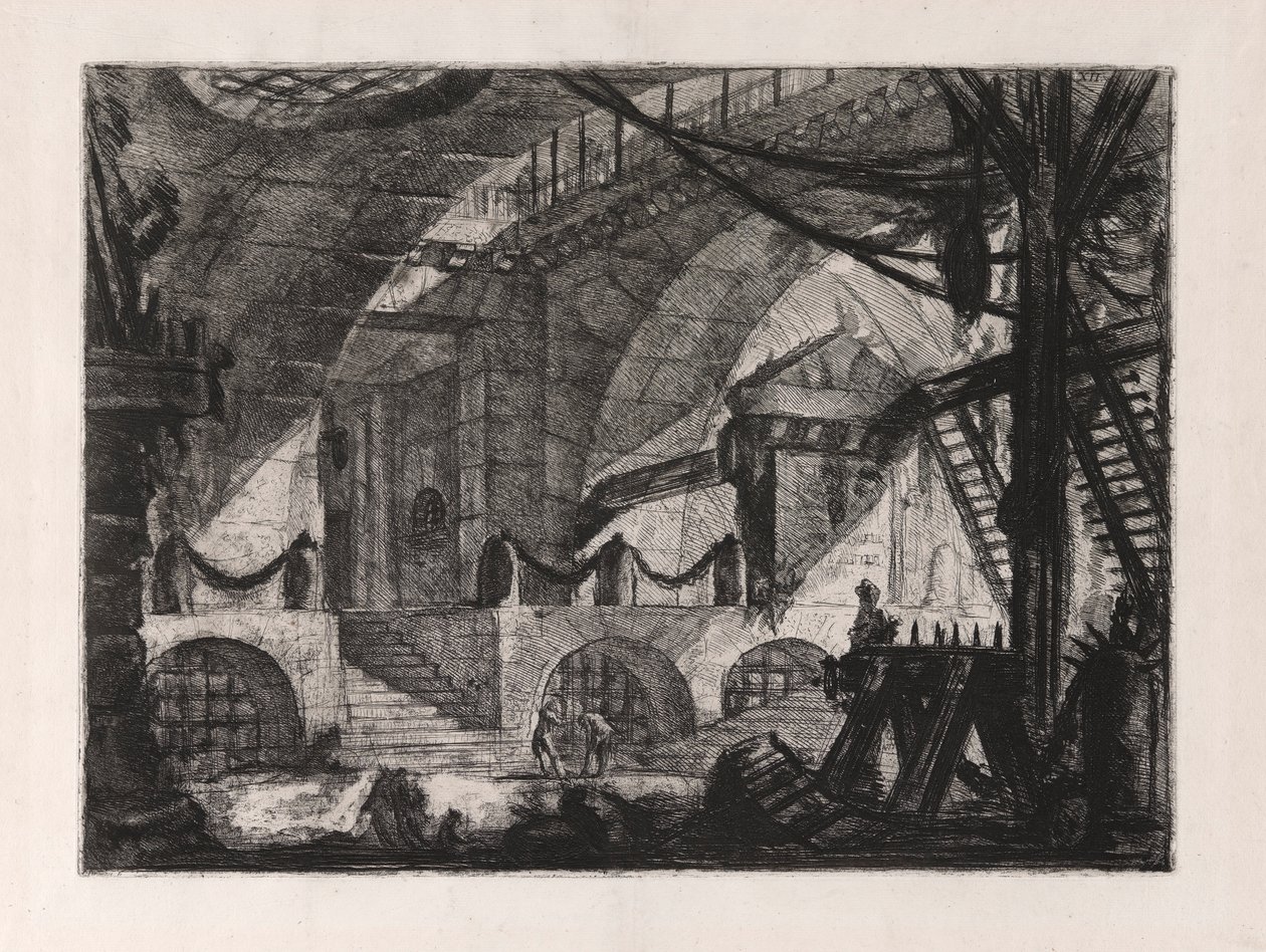 The Sawhorse, 12. lemez Carceri d alkotó: Giovanni Battista Piranesi