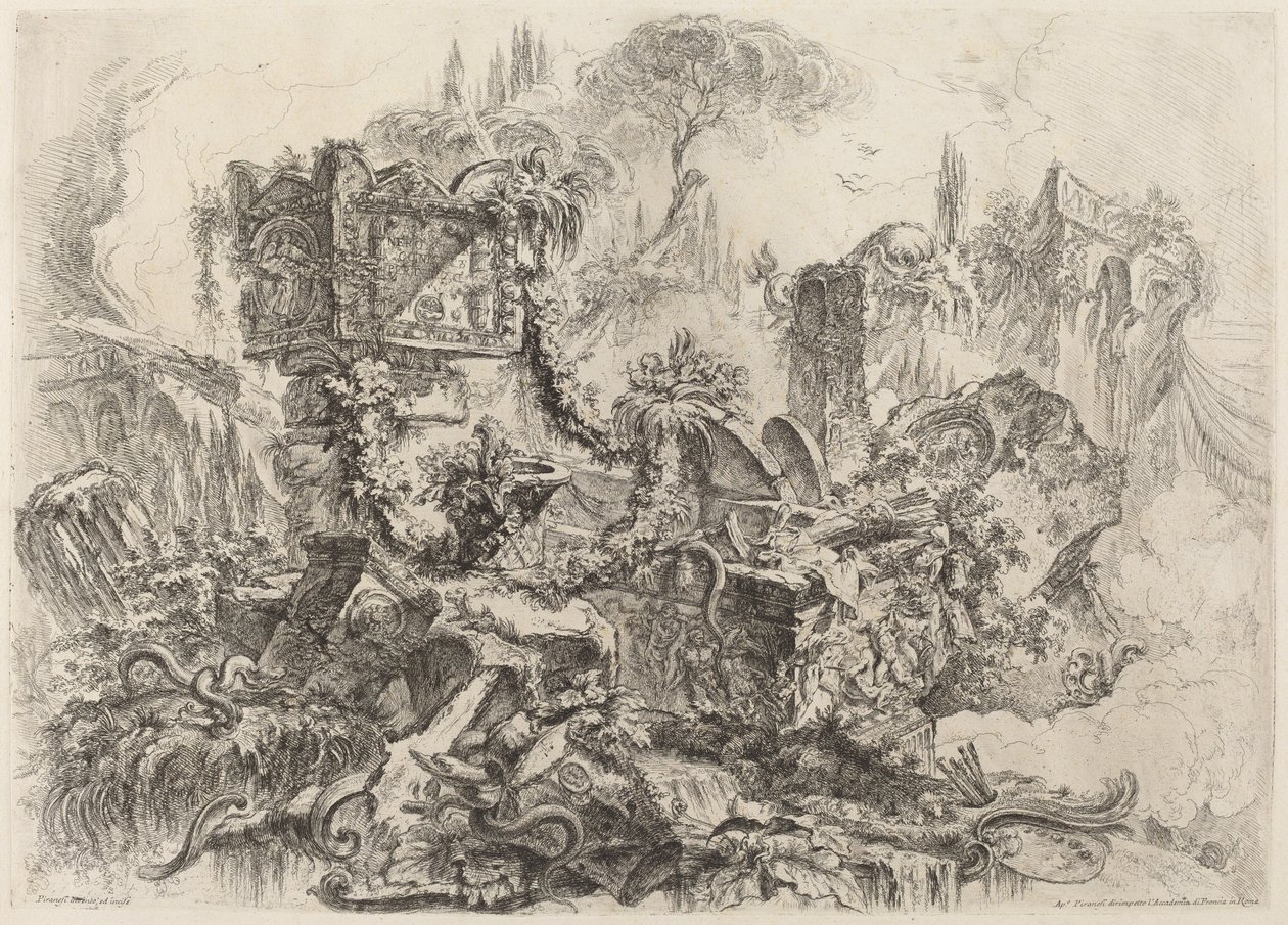 Néró sírja alkotó: Giovanni Battista Piranesi