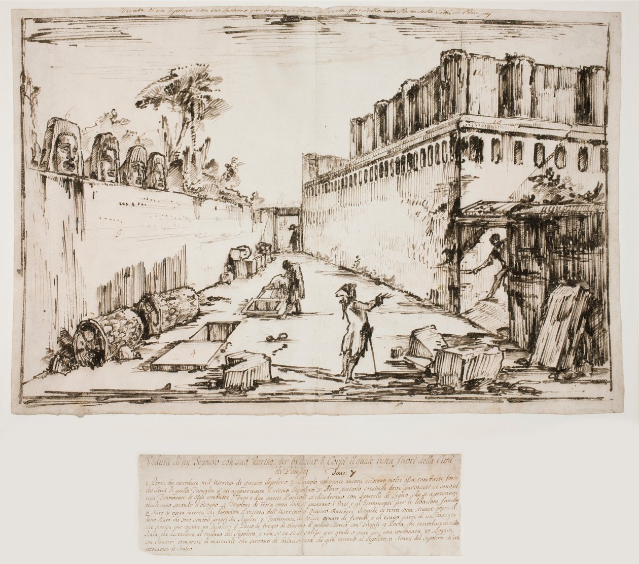 Istacidi sírja, Pompei alkotó: Giovanni Battista Piranesi
