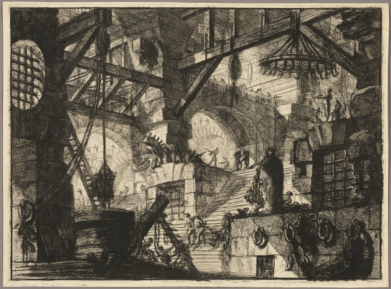 The Well, 13-as tábla a képzeletbeli börtönökből alkotó: Giovanni Battista Piranesi