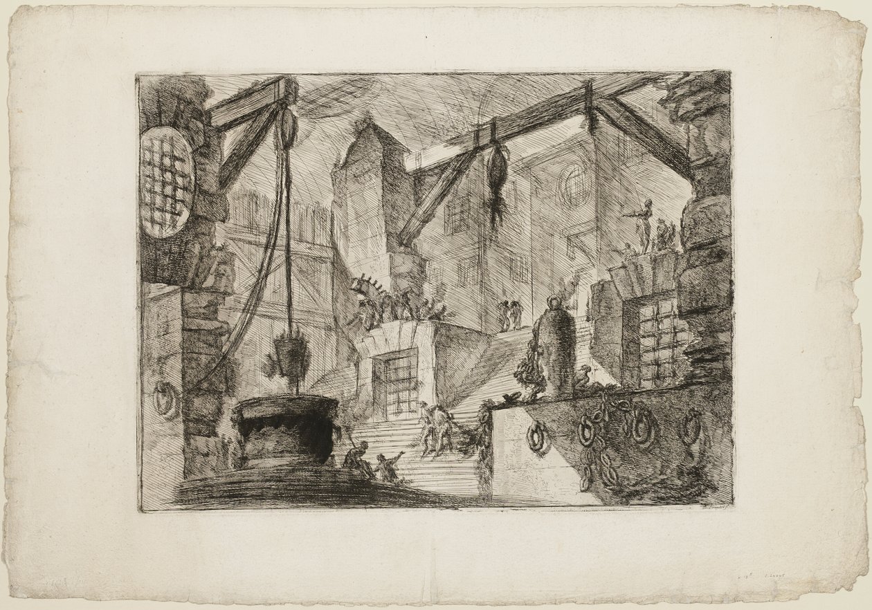 The Well, 13-as tábla a képzeletbeli börtönökből alkotó: Giovanni Battista Piranesi
