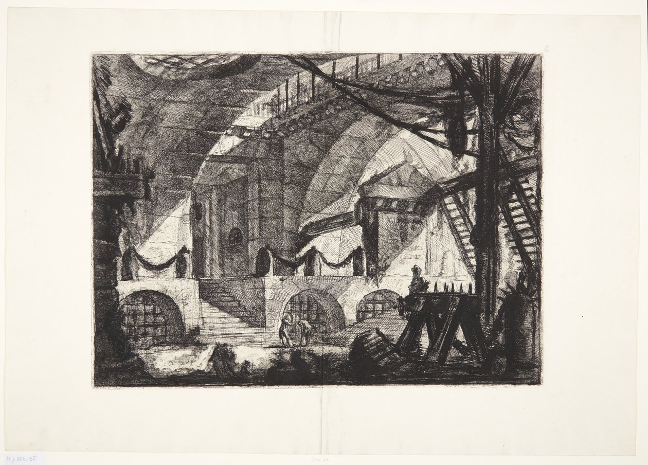 A fűrészló alkotó: Giovanni Battista Piranesi